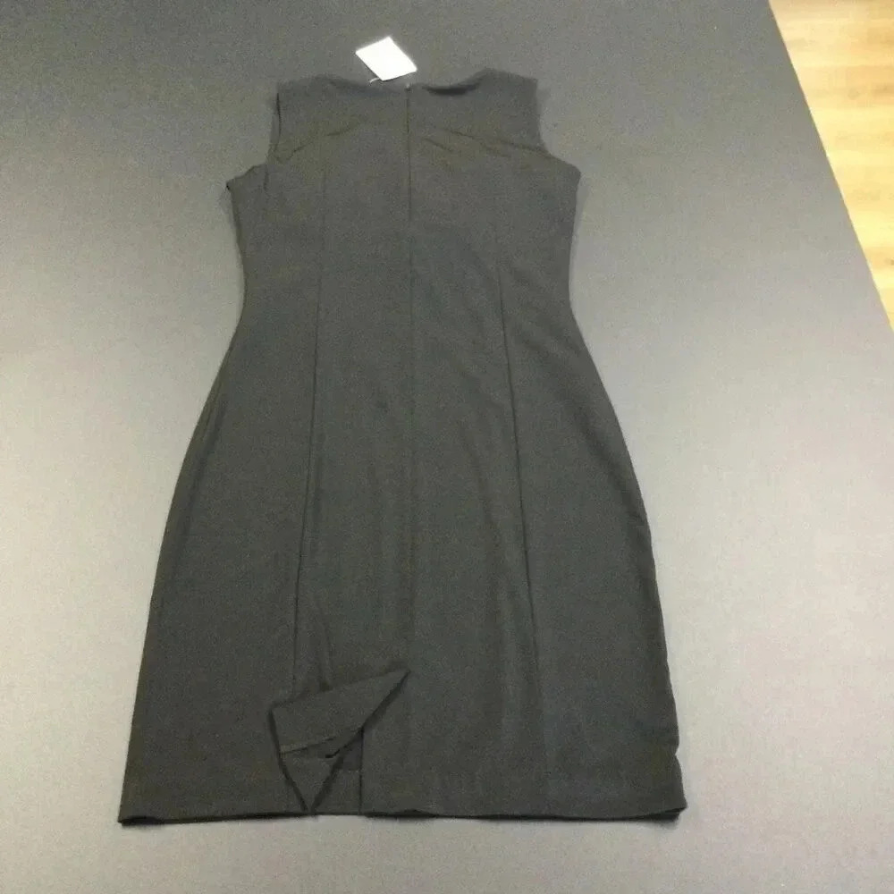 NWT Boston Proper Womens‎ Black Square Neck Sleeveless Mini Sheath Dress Size 4 - Picture 3 of 11